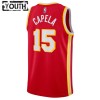 Dres Atlanta Hawks Clint Capela 15 Nike 2022-23 Icon Edition Crvena Swingman - Dječji